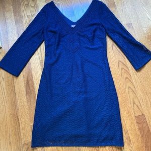 Lilly Pulitzer Navy Lace Dress